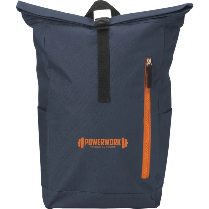 Roll-top backpack