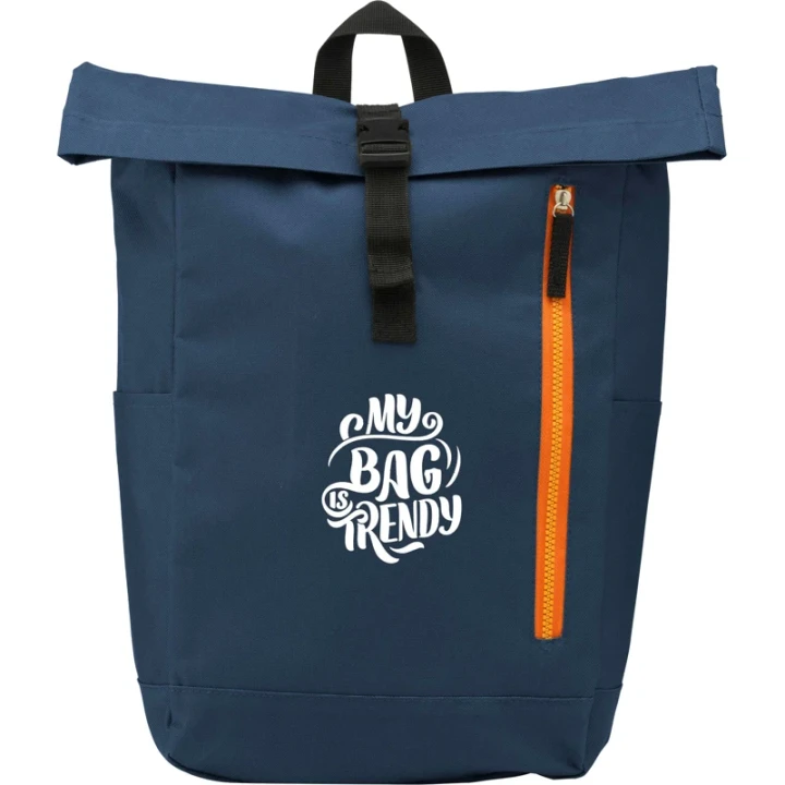Roll-top backpack