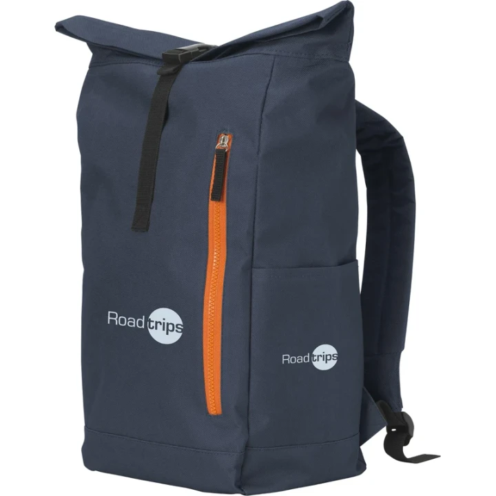 Roll-top backpack