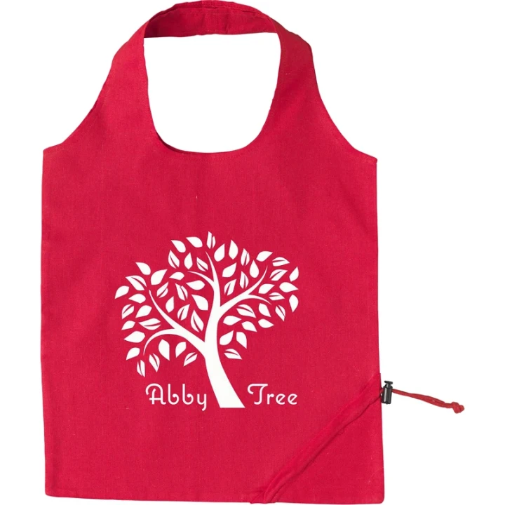 Large cotton foldable bag 135gsm/3.98oz