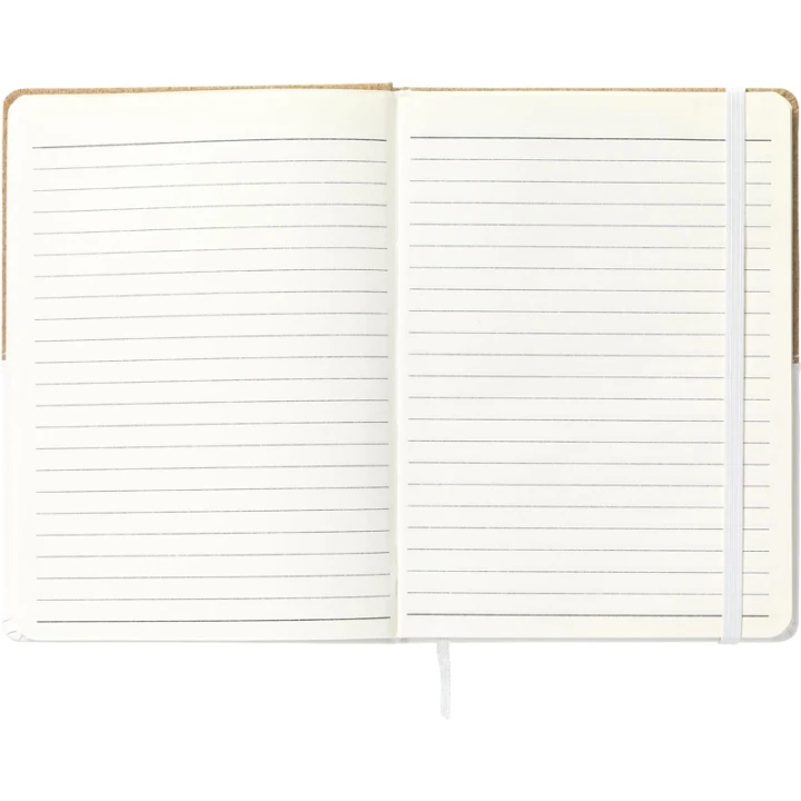 Cork and imitation leather notebook