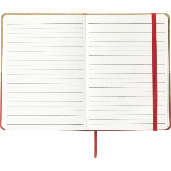 Cork and imitation leather notebook