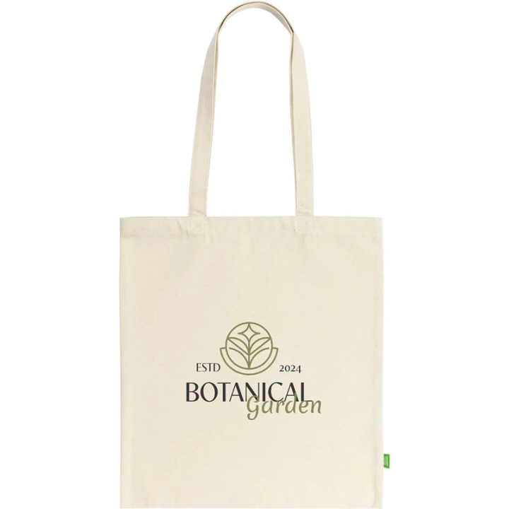 Organic canvas shopper 320gsm/9.43oz