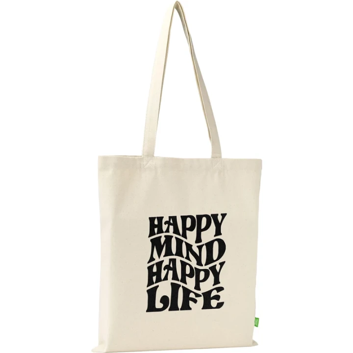 Organic canvas shopper 320gsm/9.43oz