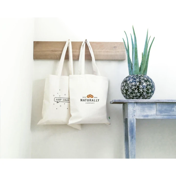 Organic canvas shopper 320gsm/9.43oz