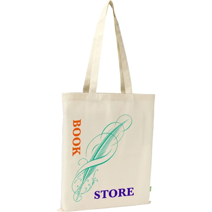 Organic cotton shopper 140gsm/4.12oz