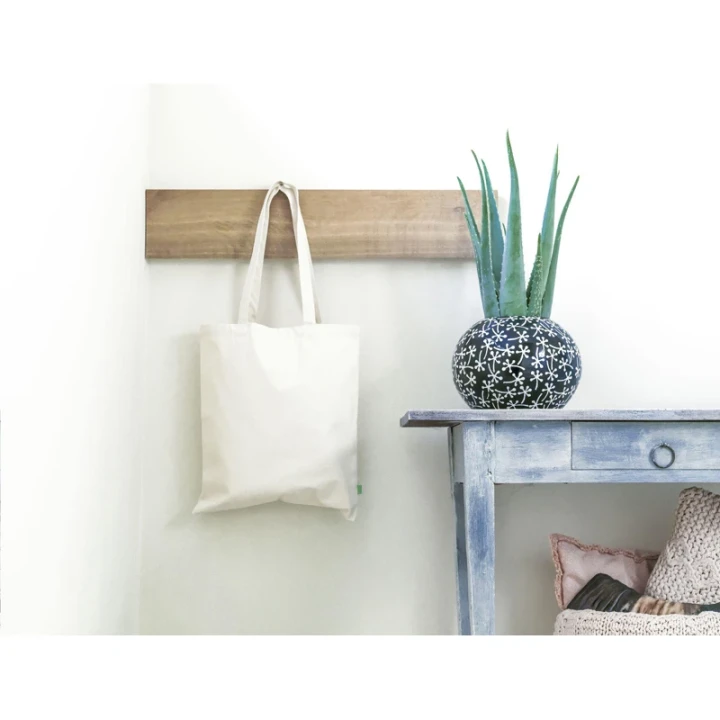 Organic cotton shopper 140gsm/4.12oz