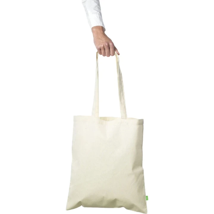 Organic cotton shopper 140gsm/4.12oz