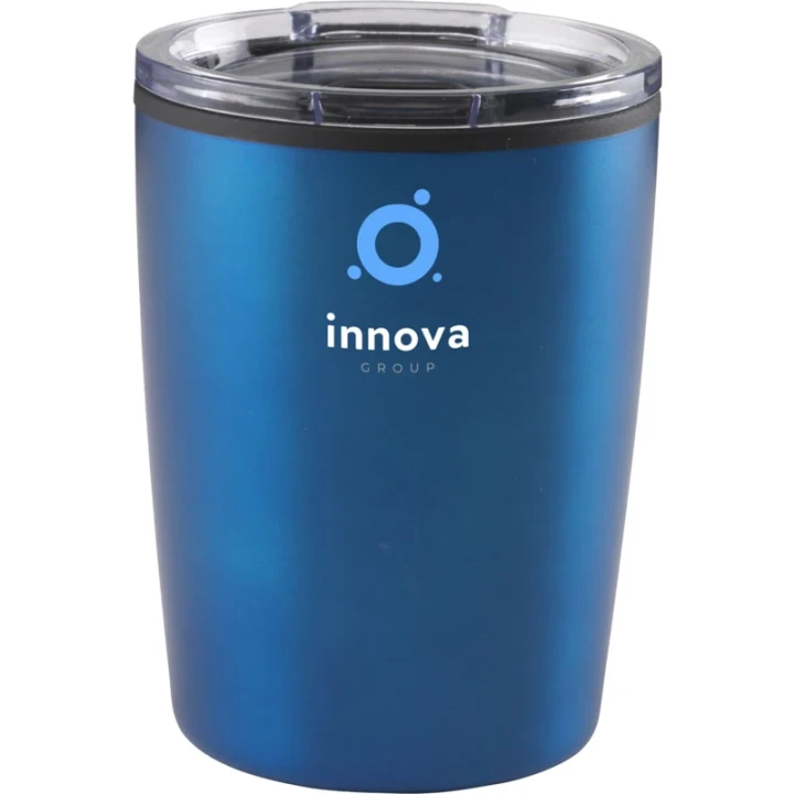 Recycled double walled steel mug 170ml
