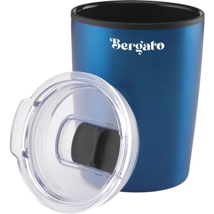 Recycled double walled steel mug 170ml