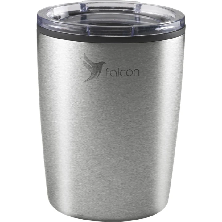 Recycled double walled steel mug 170ml