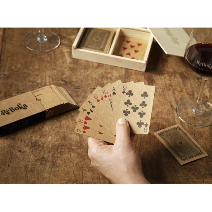 Recycled playing cards