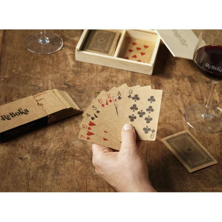  Recycled double deck playing cards