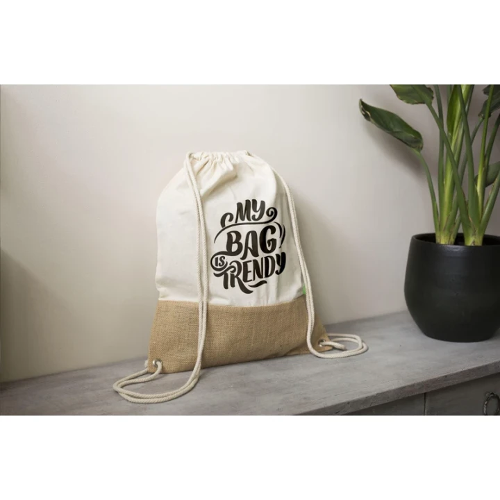 Combi organic backpack 160gsm/4.13oz