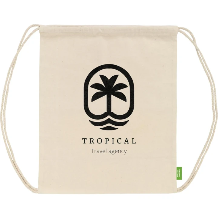 Organic cotton backpack 140gsm/4.13oz