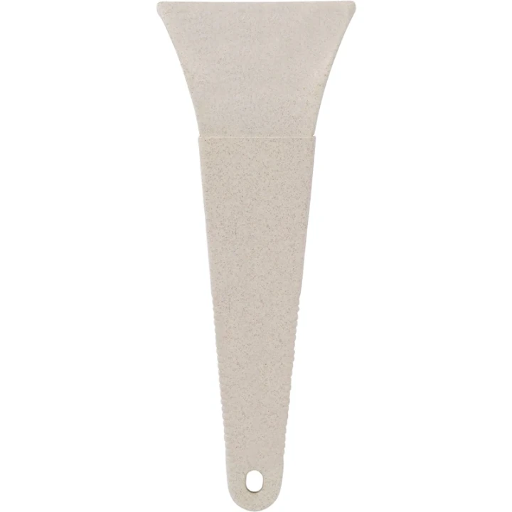 Wheat straw ice scraper