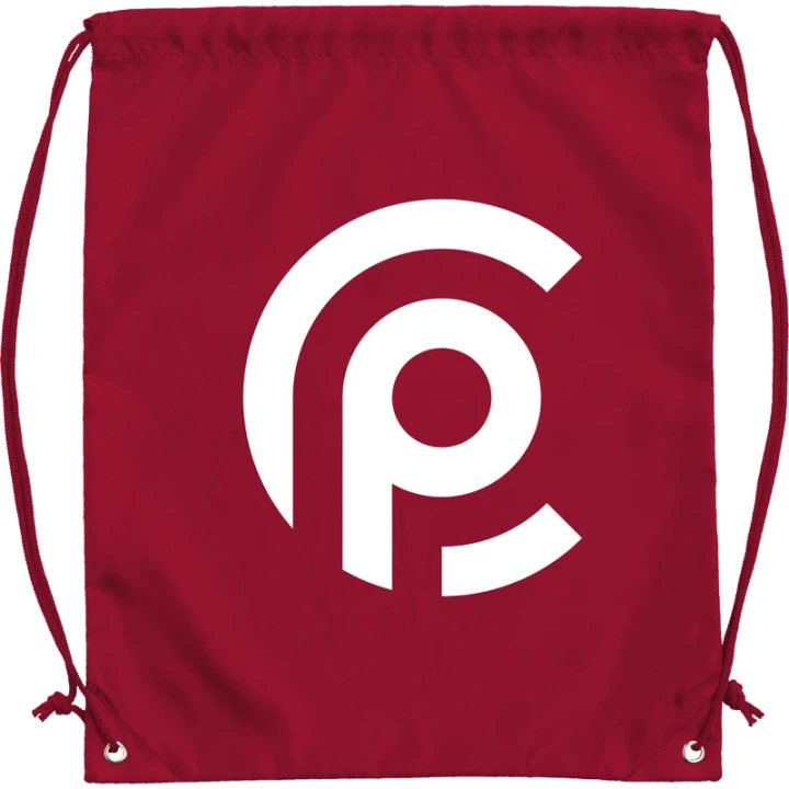 Drawstring polyester backpack