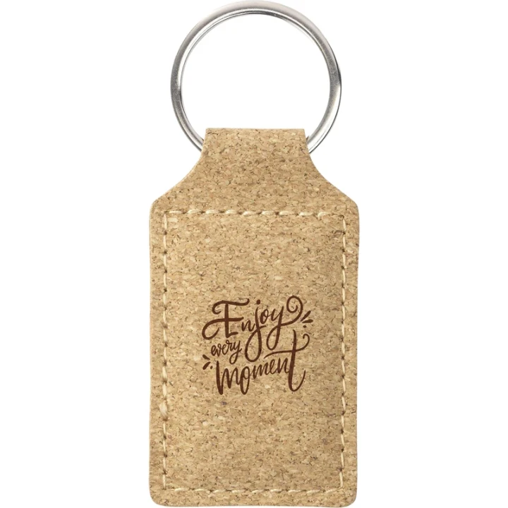 Cork keyring