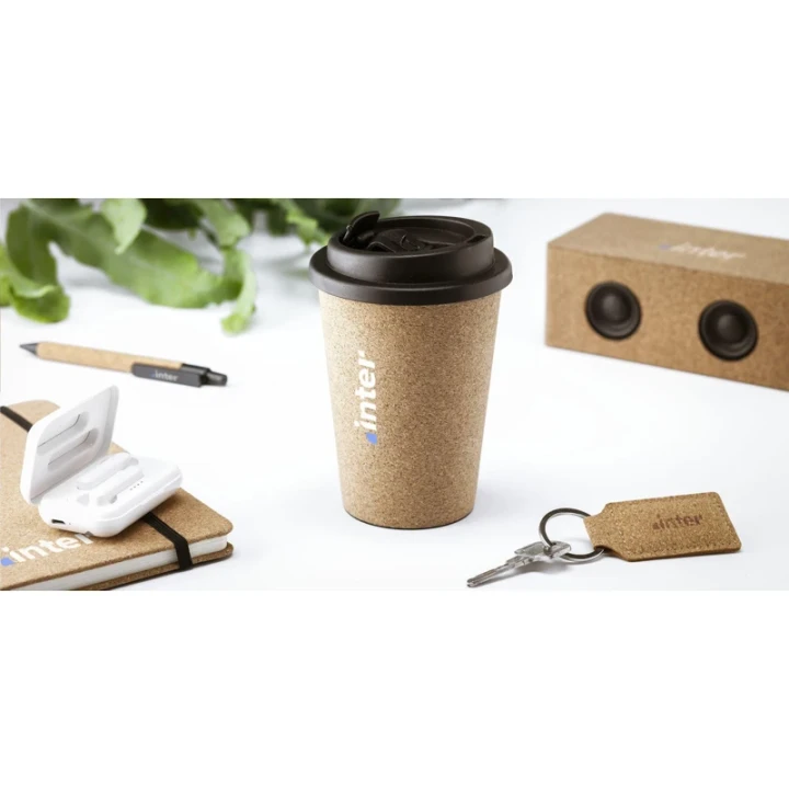 Cork keyring