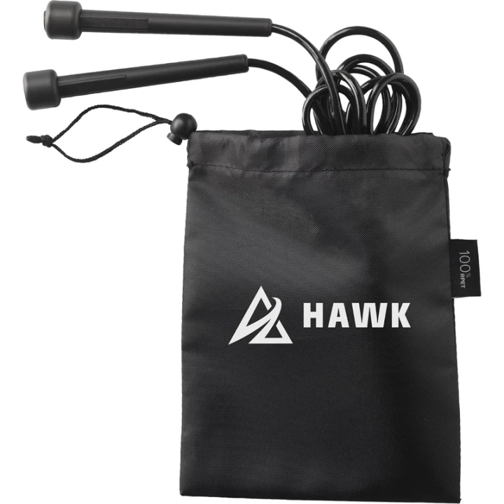Skipping rope in a pouch