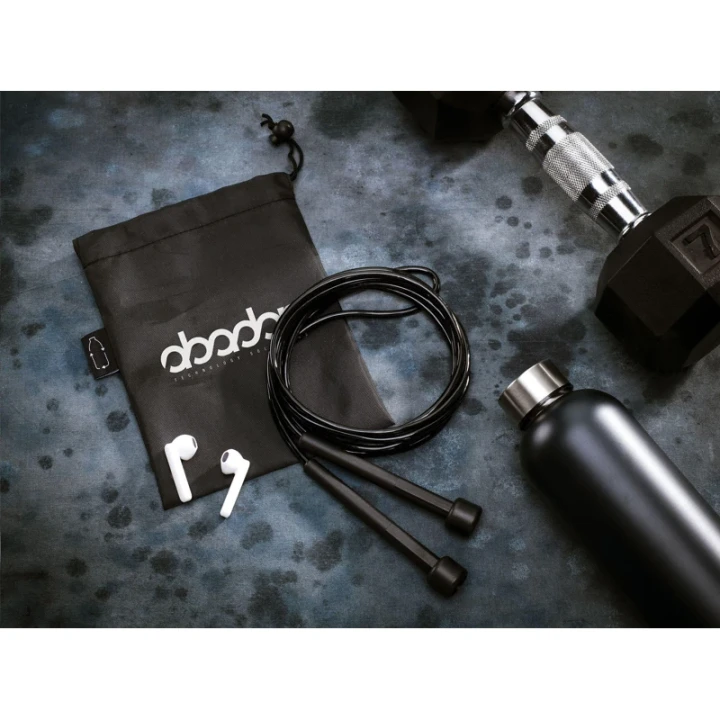 Skipping rope in a pouch