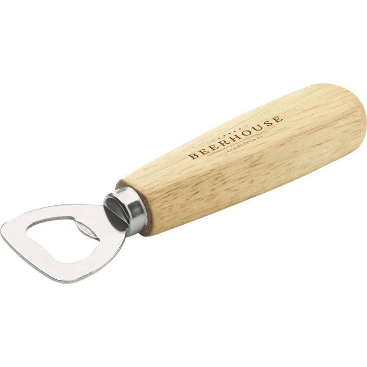 Beechwood bottle opener
