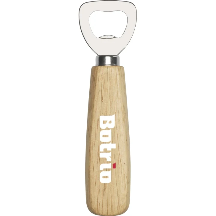 Beechwood bottle opener