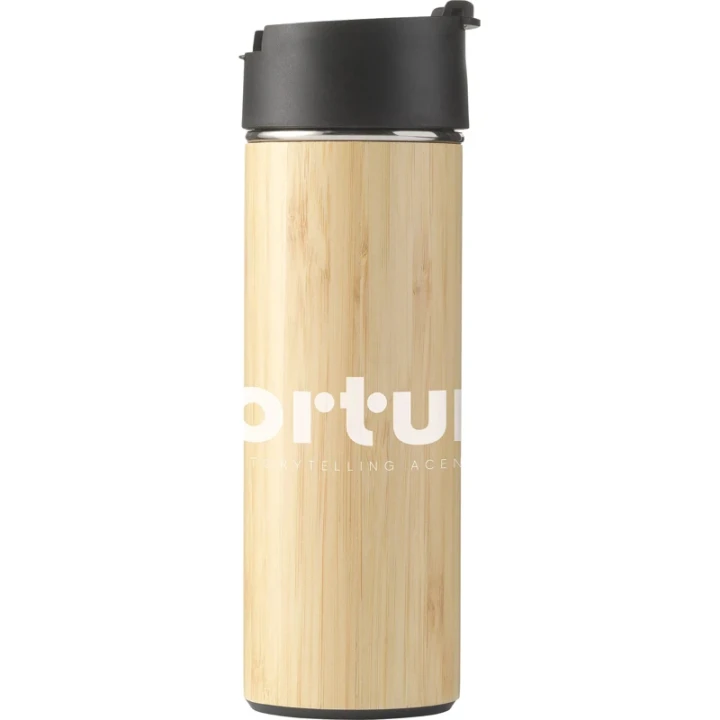 Bamboo double walled bottle 360ml