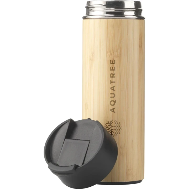 Bamboo double walled bottle 360ml