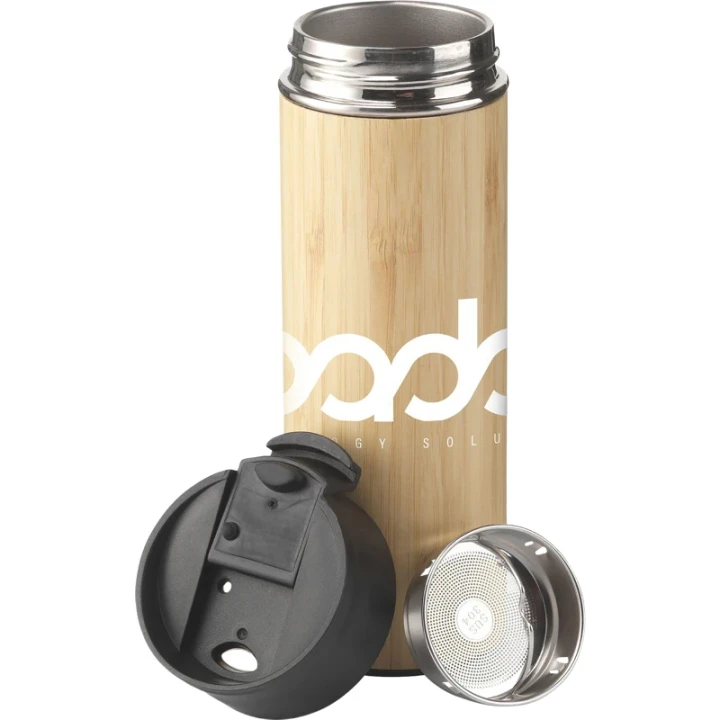Bamboo double walled bottle 360ml