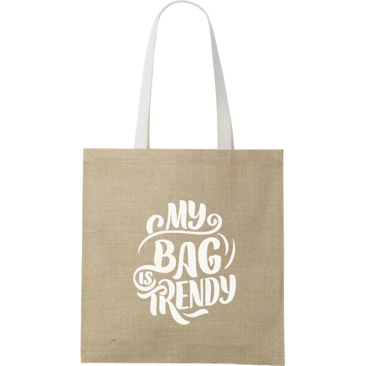 Jute shopping bag