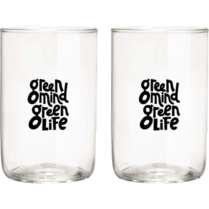 Rebottled® Tumbler drinking glasses 2 pack