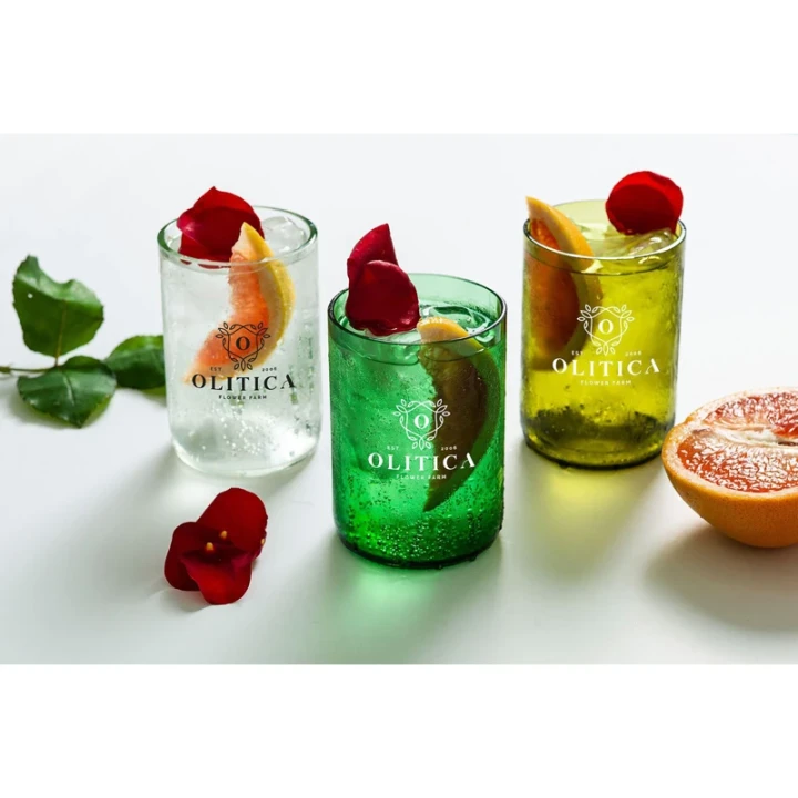 Rebottled® Tumbler drinking glasses 2 pack