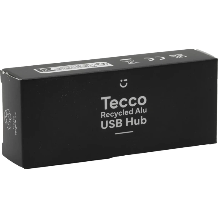 Recycled aluminium USB hub