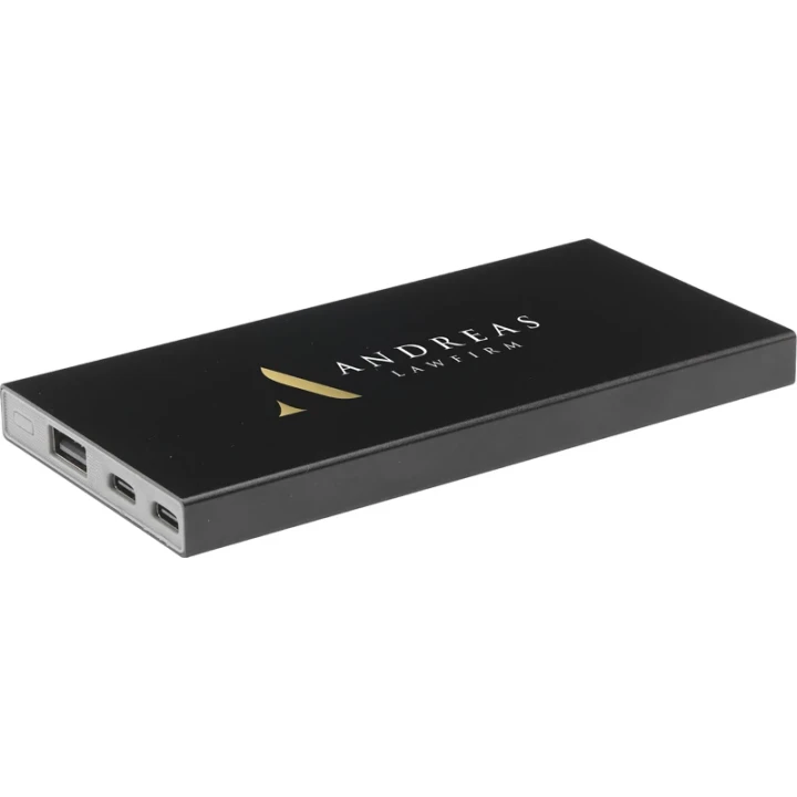 Recycled aluminium power bank 5000mAh