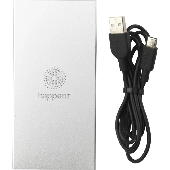 Recycled aluminium power bank 5000mAh