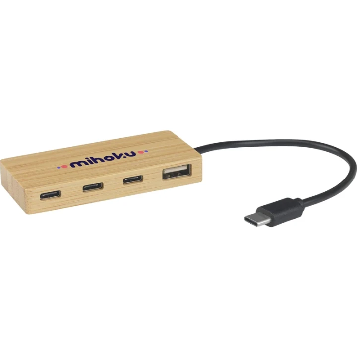 Bamboo USB hub