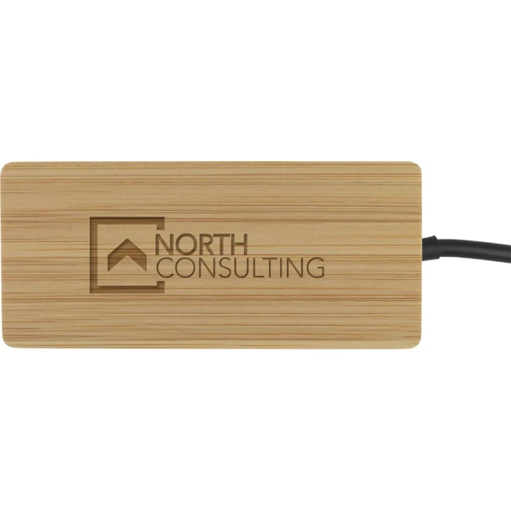 Bamboo USB hub