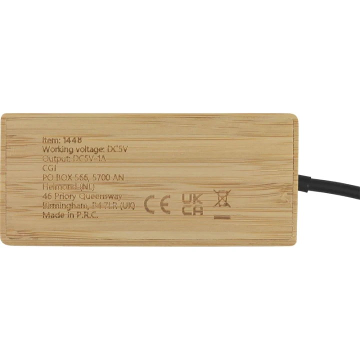 Bamboo USB hub