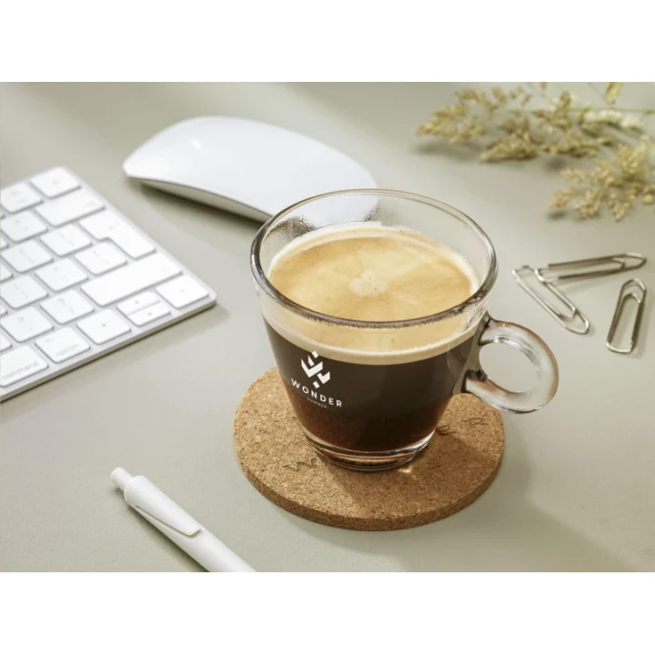 Cork coaster set
