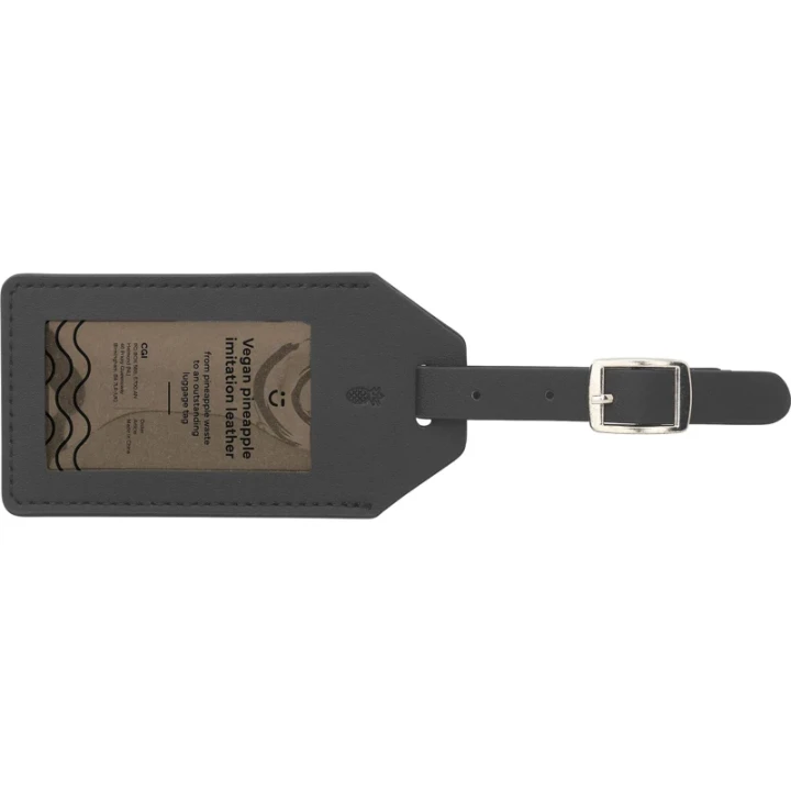 Vegan PU Pineapple Luggage Tag