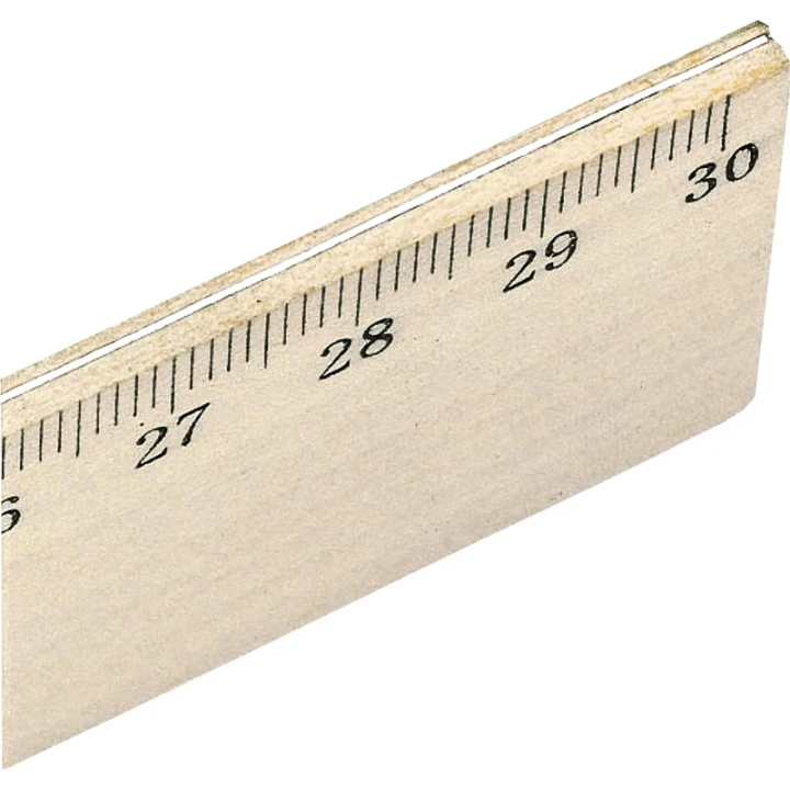 Wooden Ruler 30cm