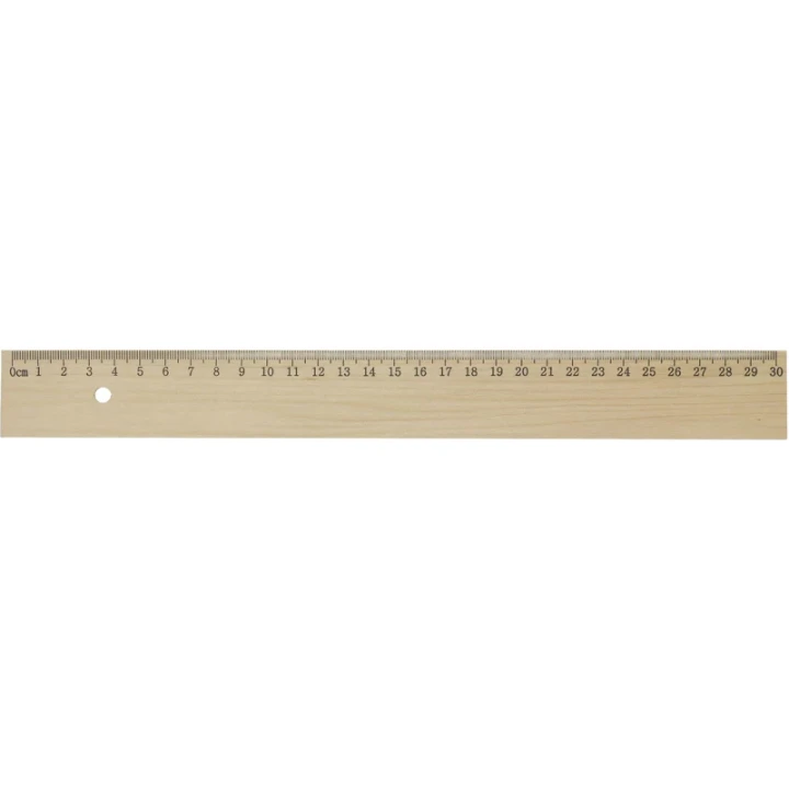 Wooden Ruler 30cm