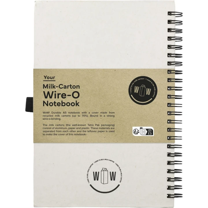 Milk Carton Notebook Approx A5