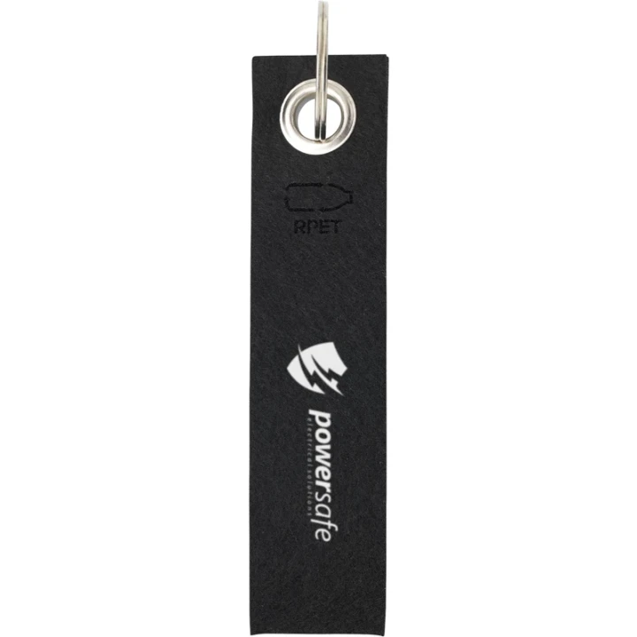 RPET felt keyring