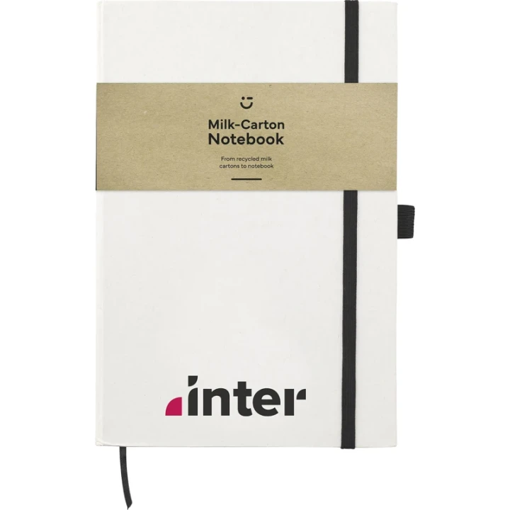 Milk carton notebook approx A5