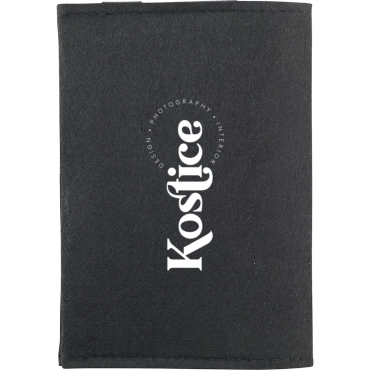 RPET felt passport holder