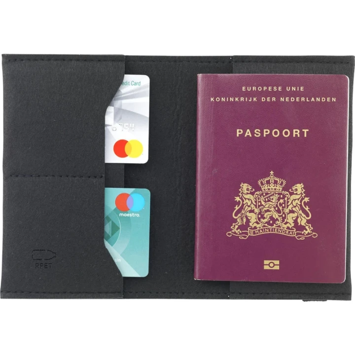 RPET felt passport holder