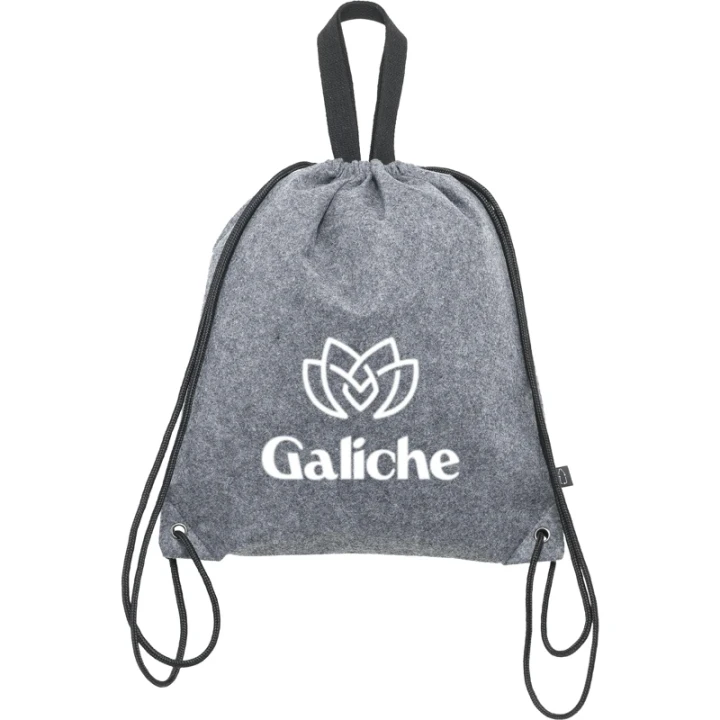 RPET felt drawstring bag
