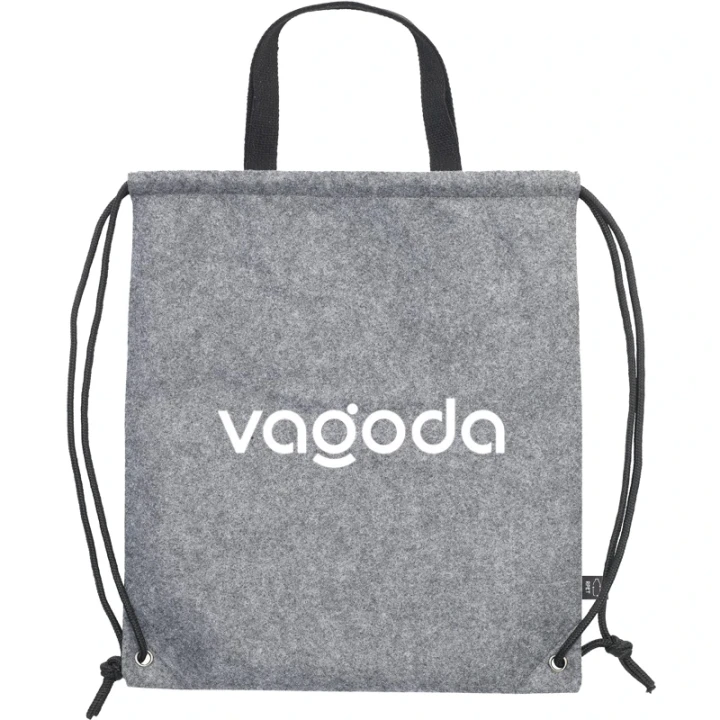 RPET felt drawstring bag